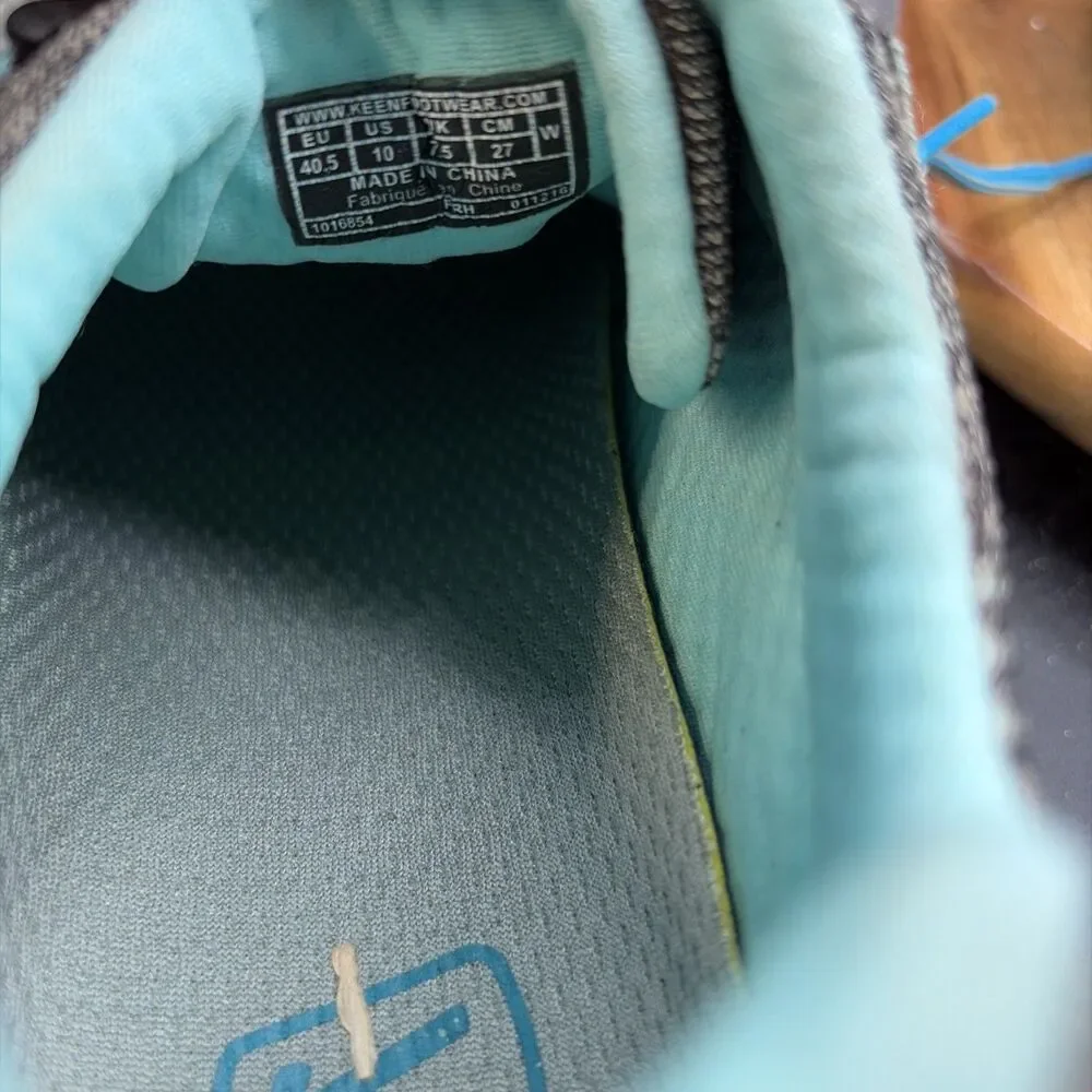Keen Versago Women's Size 10 Hiking Shoes Sneaker Grey Blue Low Top 1016854